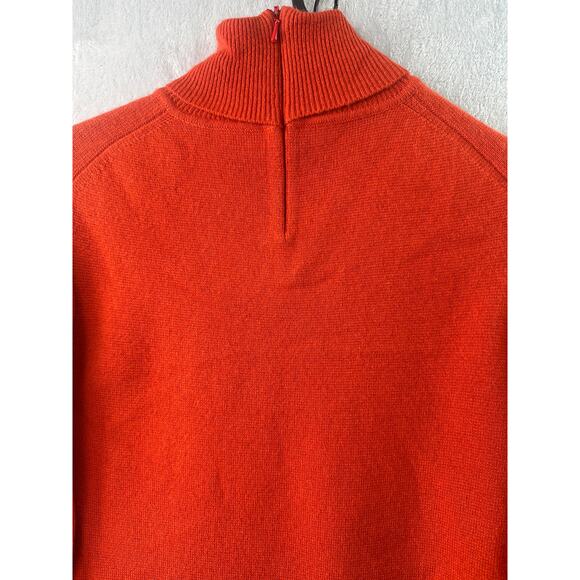 TSE Orange Cashmere Turtleneck Long-Sleeve Dress – S - Picture 4 of 6